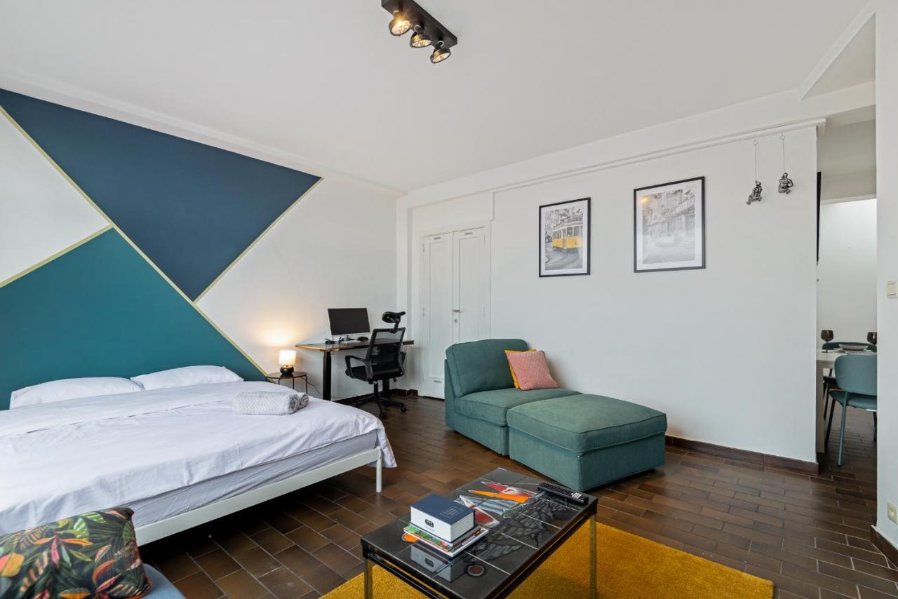 Cozy Antwerp - Cityview Studio Free Parking ภายนอก รูปภาพ