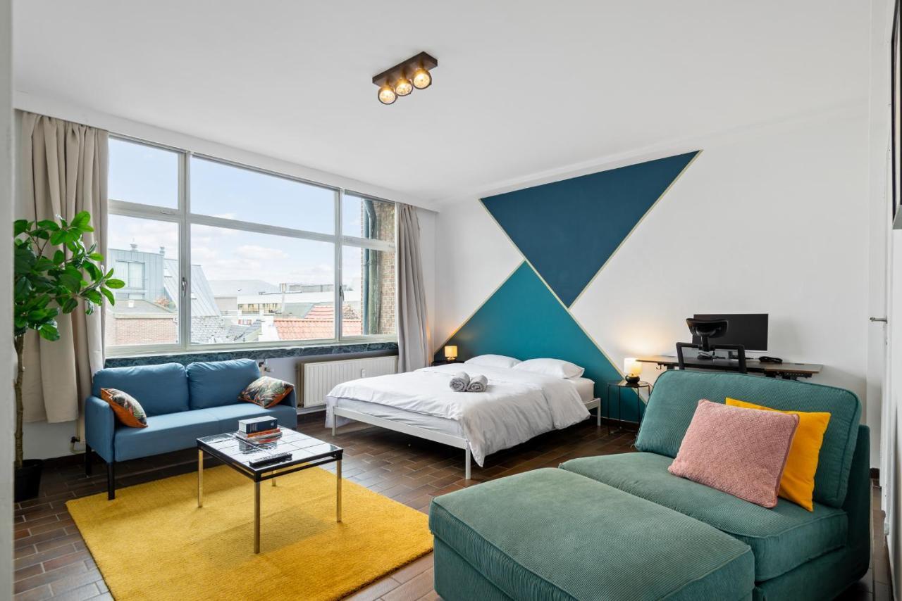 Cozy Antwerp - Cityview Studio Free Parking ภายนอก รูปภาพ